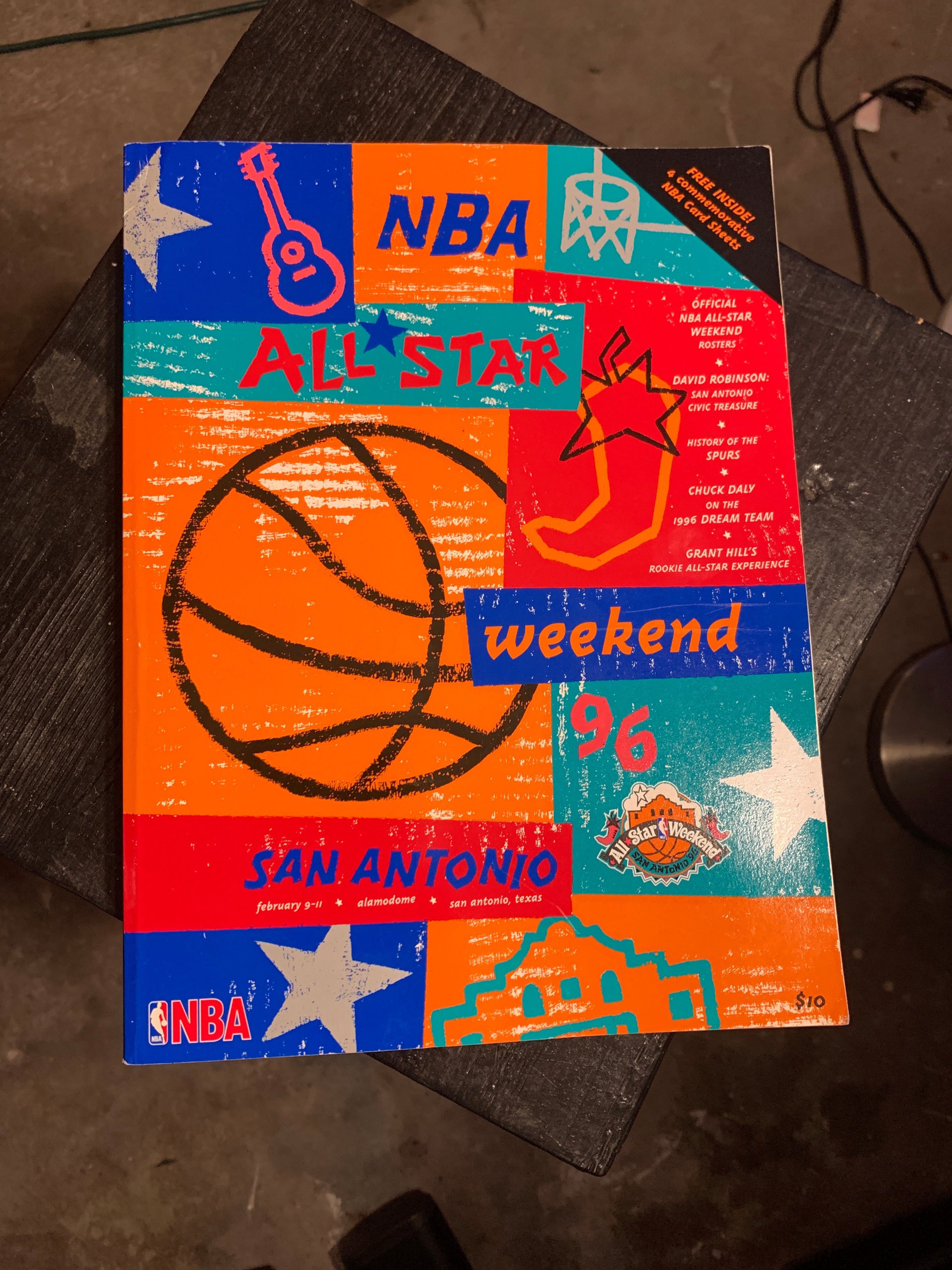 NBA All Star Weekend 1996 Program w/117 pages - San Antonio: :  Books