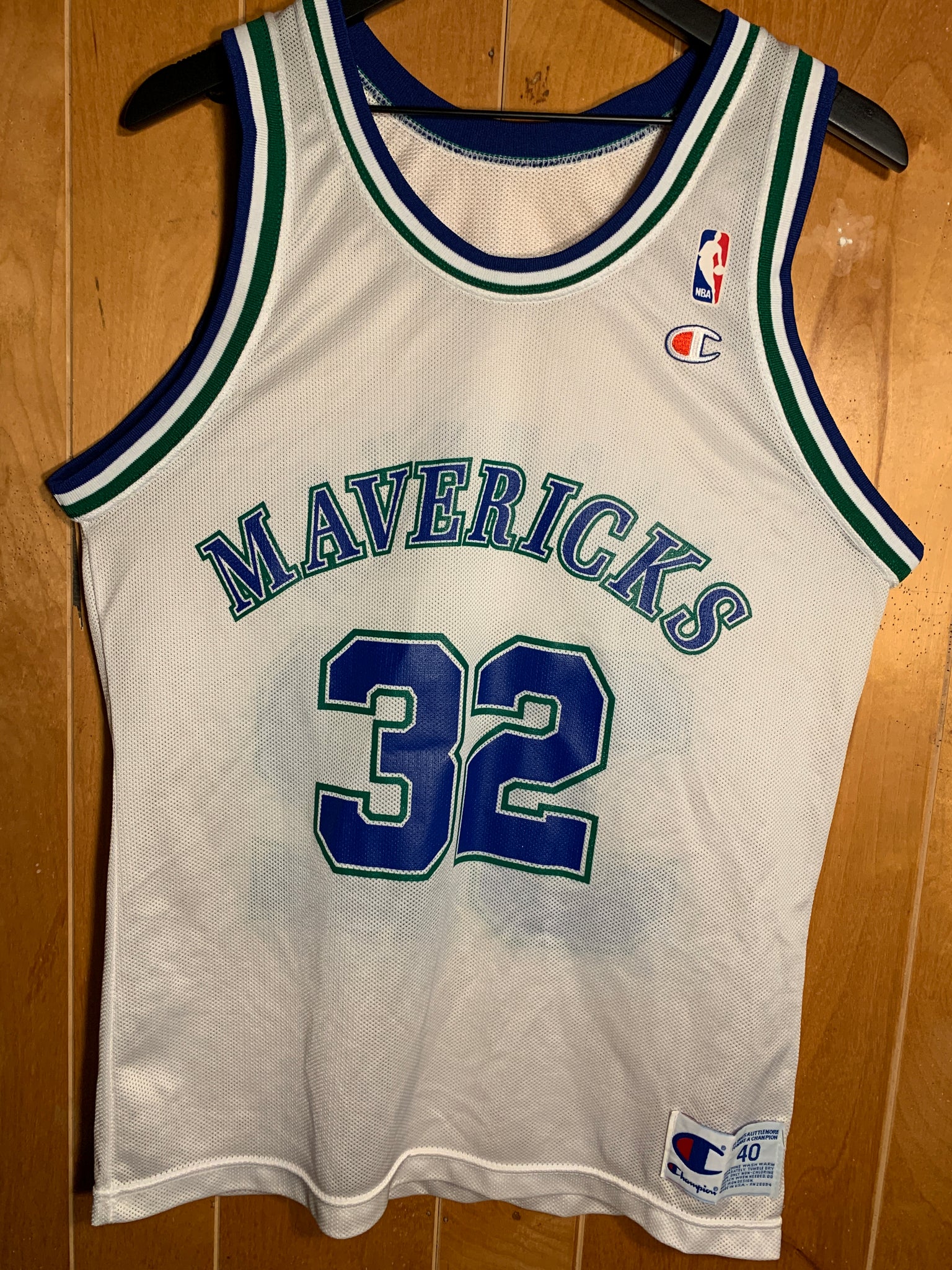 Vintage Champion Jersey - Jamal Mashburn Dallas Mavericks